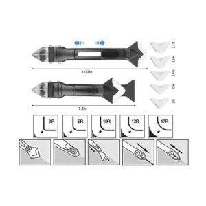 Herramientas de calafateo de silicona 3 en 1 raspador de_4