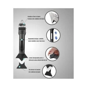 Herramientas de calafateo de silicona 3 en 1 raspador de_3
