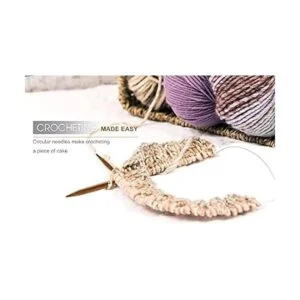 Weabetfu Aguja de punto circular de bambú 32 pulgadas de_6