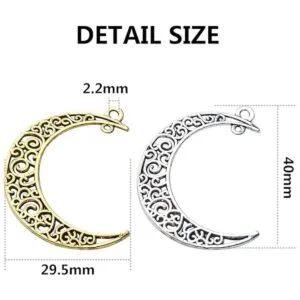 40 dijes de luna hueca de luna creciente colgantes_3