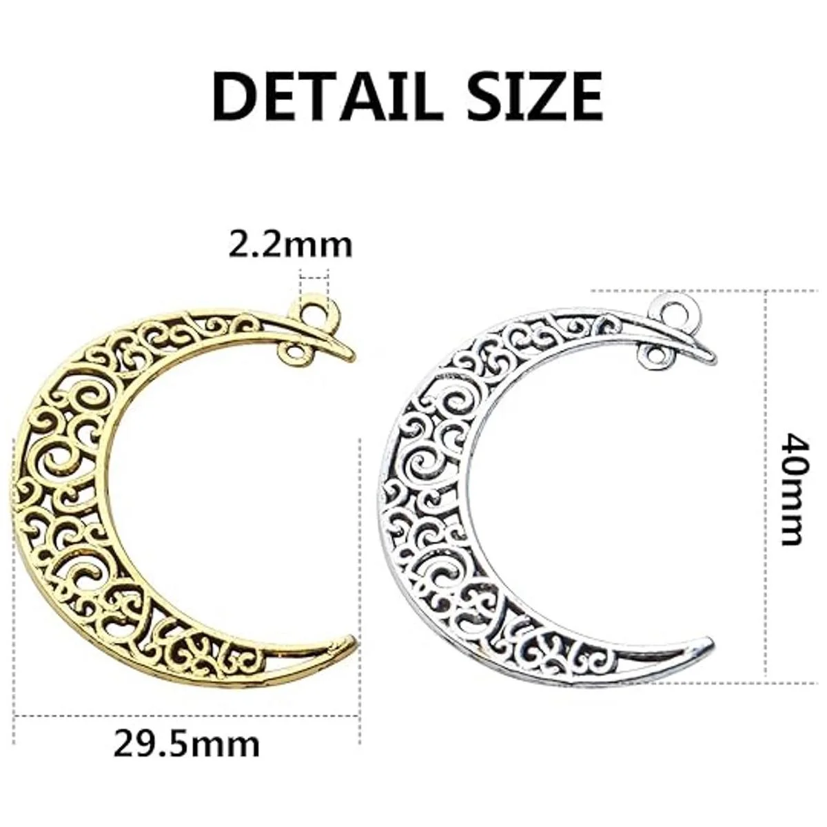 40 dijes de luna hueca de luna creciente colgantes_3