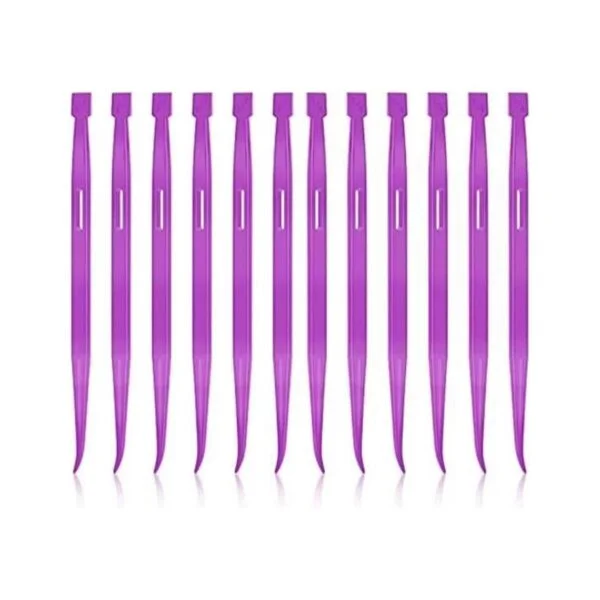 12 piezas púrpura Thang herramientas de coser de plástico_1