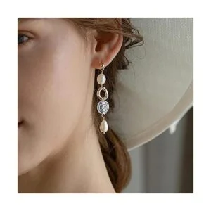 3.53 oz de plata antigua espaciador cuentas tibetanas de_6