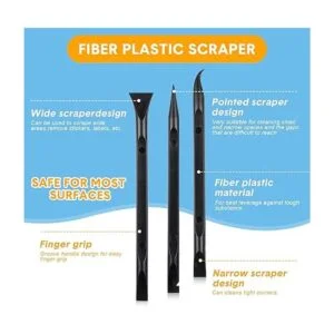 9 raspadores de plástico sin arañazos raspador de_2