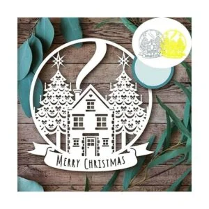 XMYXCRAFT Troqueles de metal con bola de Navidad_3