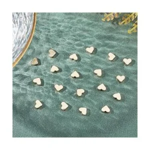 PH PandaHall Cuentas de corazón de oro de 14 quilates 60_7