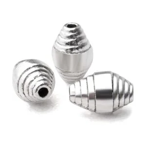 50 cuentas espaciadoras tibetanas de plata antigua_4