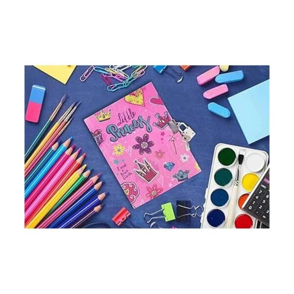Diario de niñas con cerradura niños 7 x 5.3_5