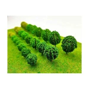 24pcs Mini Modelo rboles Arbusto Mixto rboles Vegetación_5