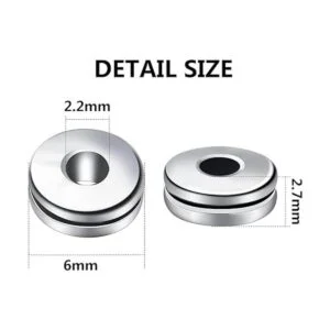 200 unidades de cuentas redondas redondas de Rondelle de_3