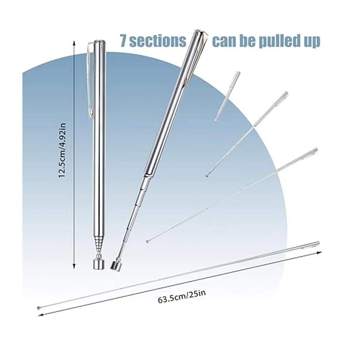 Objetos magnéticos telescópicos para recogida magnética_2