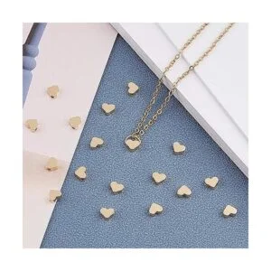 PH PandaHall Cuentas de corazón de oro de 14 quilates 60_6