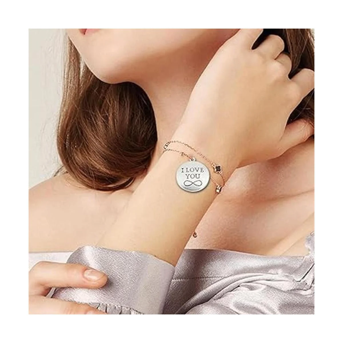 FOCCTS Abalorio motivacional 259 piezas llavero y dije_5