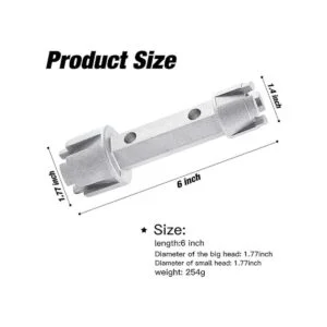 Llave para quitar el desage de la tina Se utiliza para_3