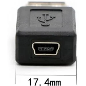 3 unidades USB 2.0 A hembra a USB B Mini 5 Pin hembra_3