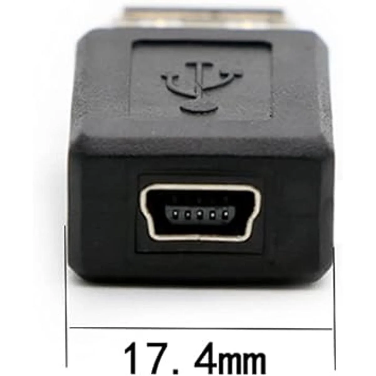3 unidades USB 2.0 A hembra a USB B Mini 5 Pin hembra_3