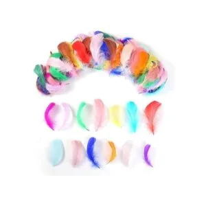 600 plumas coloridas de 20 colores plumas artesanales de_3