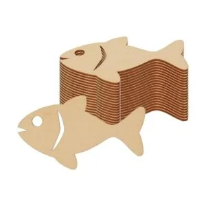 Creaides Etiquetas de madera para decoración de fiestas_1