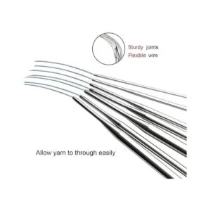 Weabetfu Aguja de punto circular de bambú 32 pulgadas de_5
