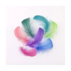 600 plumas coloridas de 20 colores plumas artesanales de_4