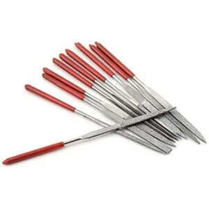 Yakamoz Juego de 10 piezas de limas de aguja de diamante_3