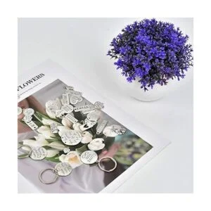 FOCCTS Abalorio motivacional 259 piezas llavero y dije_4