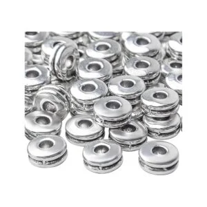 200 unidades de cuentas redondas redondas de Rondelle de_4