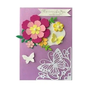 GLOBLELAND 4 troqueles de encaje de esquina de metal con_4