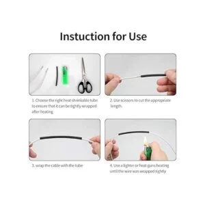 Kit de 720 tubos termorretráctiles envoltura de alambre_4