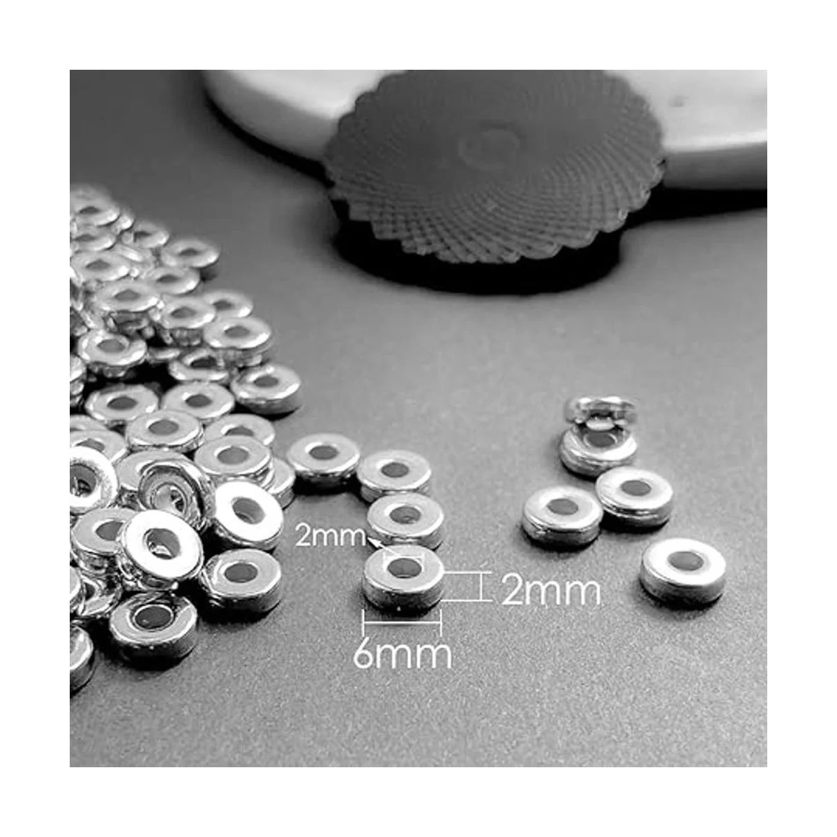 Daiyifiy 1200 piezas de 0.236 in disco redondo plano_2