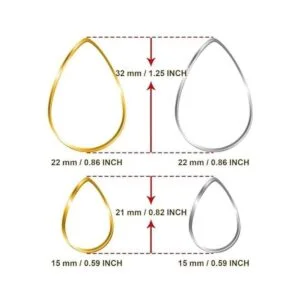 72 aretes de lágrima para hacer joyas manualidades_2