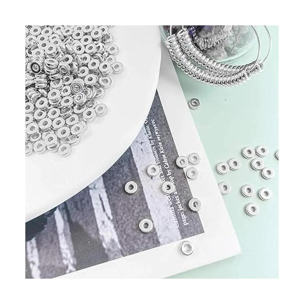 Daiyifiy 1200 piezas de 0.236 in disco redondo plano_6