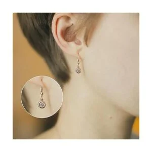 400 piezas de cuentas de engarzado de metal medio redondo_6