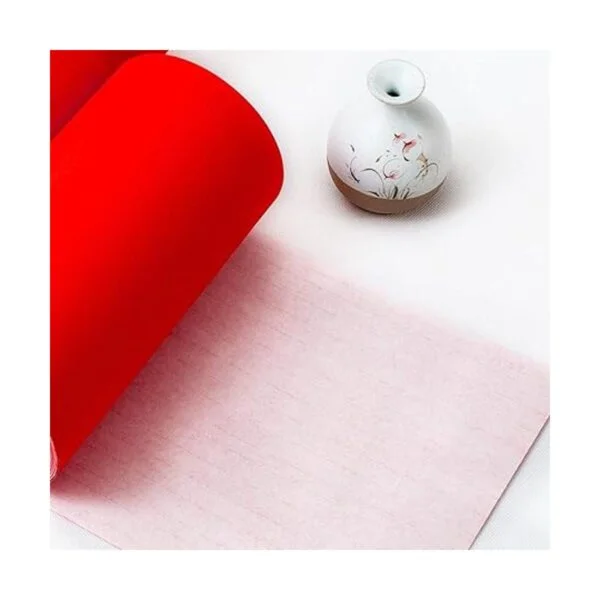 KYMY Rollo de papel Xuan rojo con 6.7 in x 65.6 ft 6.7_6