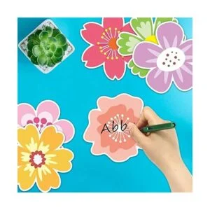 54 recortes de flores de primavera para decoración de_5