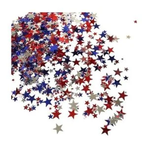 Mefuny Confeti de estrella metálica 2.12 oz diseño de_1