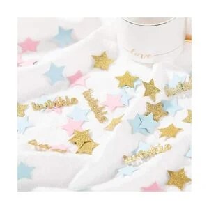 Twinkle Star Confeti de papel con purpurina para baby_3
