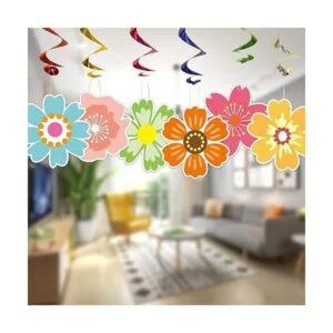 54 recortes de flores de primavera para decoración de_6