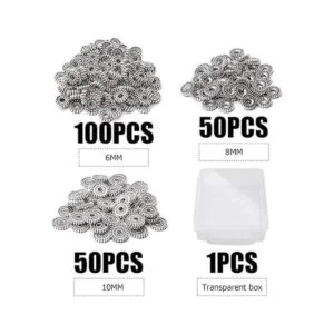 200pcs de aleación de plata antigua espaciador granos de_2