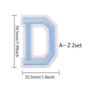 GORGECRAFT 52 parches para letras con plancha alfabeto_2