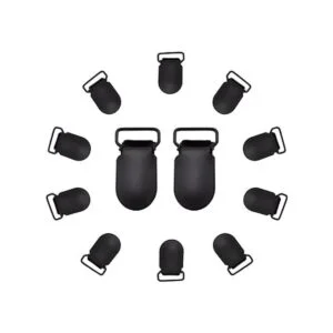 Clips de tirantes de metal para chupete para hacer babero_4