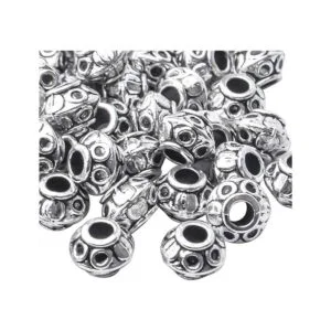 100 cuentas espaciadoras tibetanas de estilo europeo_4