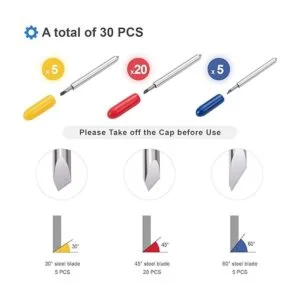 30 cuchillas de punta fina cuchillas de corte STREWEEK_2