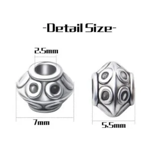 100 cuentas espaciadoras tibetanas de estilo europeo_3