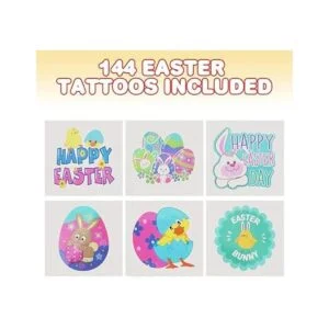 ArtCreativity Tatuajes temporales de Pascua para niños_2