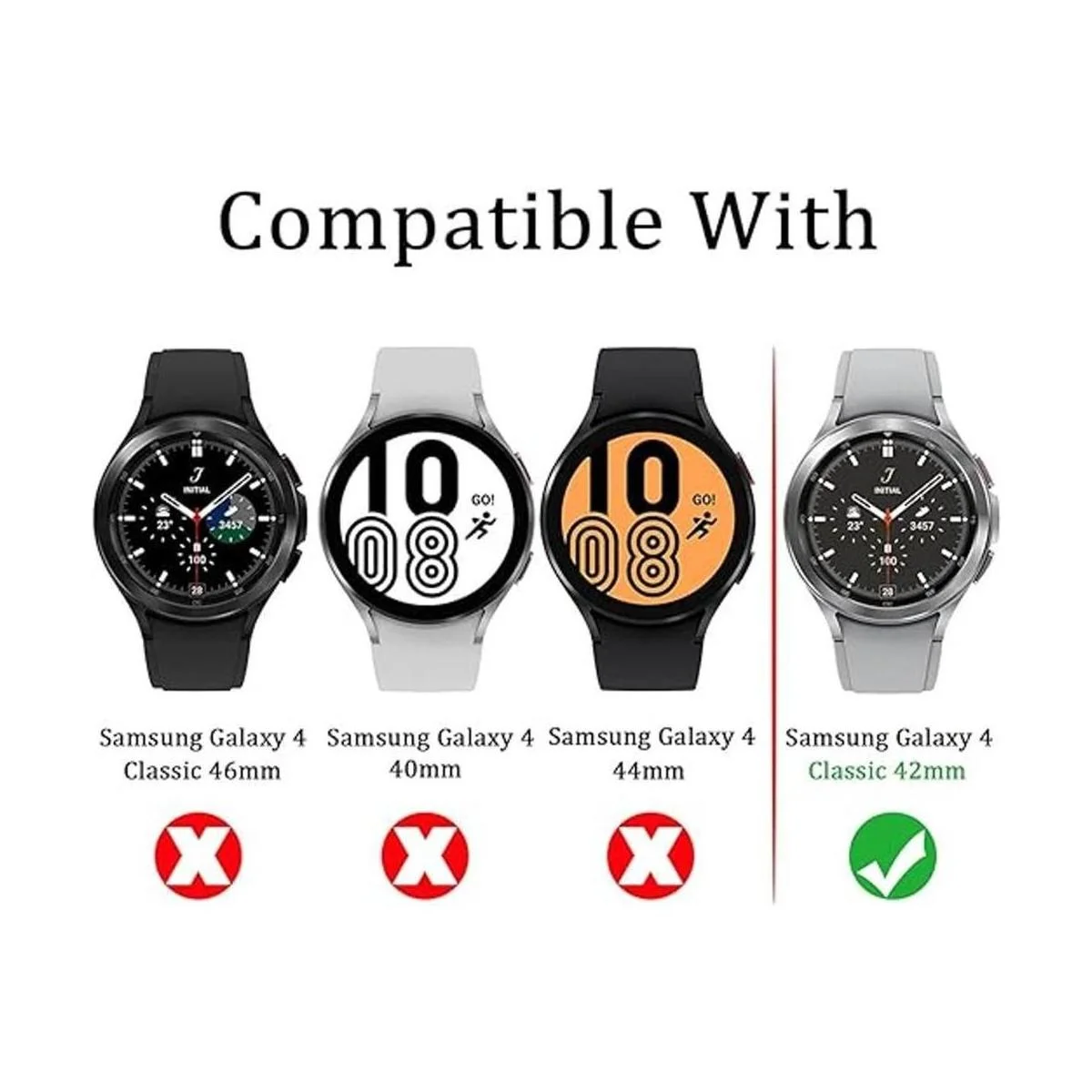 Suoman Protector de pantalla para Samsung Galaxy Watch 4_2