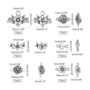 PH PandaHall 60 piezas de 6 estilos de candelabros_3