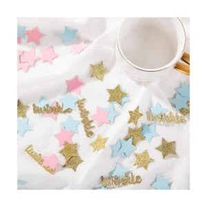 Twinkle Star Confeti de papel con purpurina para baby_5