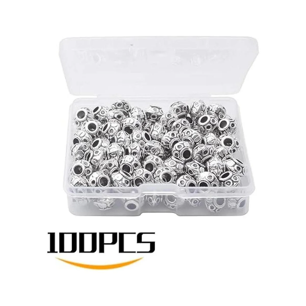 100 cuentas espaciadoras tibetanas de estilo europeo_2