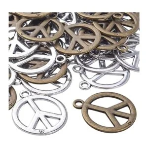 50 colgantes de símbolo de la paz de la vendimia de la paz_4